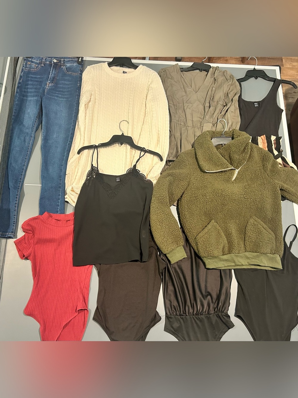 Fall/Winter SHEIN Clothing Bundle | 10 pieces | Dresses, Bodysuits, Jacket